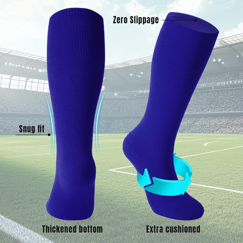 Werforu Baseball Socks and Non-Metal Nickel-Free Belt-Adjustable Belt with Non-allergic Plastic Buckle Softball Socks for kid - Image 4